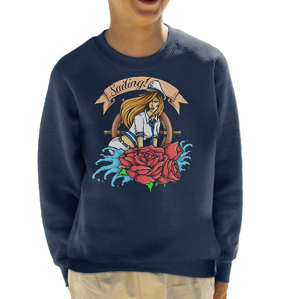 Seemann Mädchen Kinder Sweatshirt