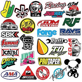 Vinilo Coche Pegatinas Para Moto Y Casco - Vinilo Impermeable, 3 Hojas Con Diseños Racing - Para Cascos, Motos, Bicis Pegatinas Vinilo Moto