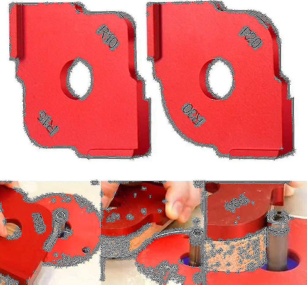 2 Woodworking Tools With Rounded Corners For Quick Positioning Of Molds