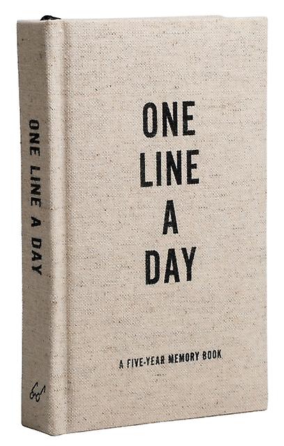 Canvas One Line A Day Paperback Book