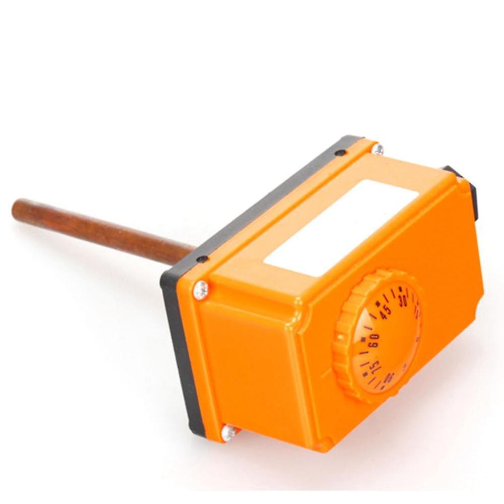 G1/2 Male Thread Hot Water Pipe Thermostat Temperature Controller 90 Celsius High Temperature Start