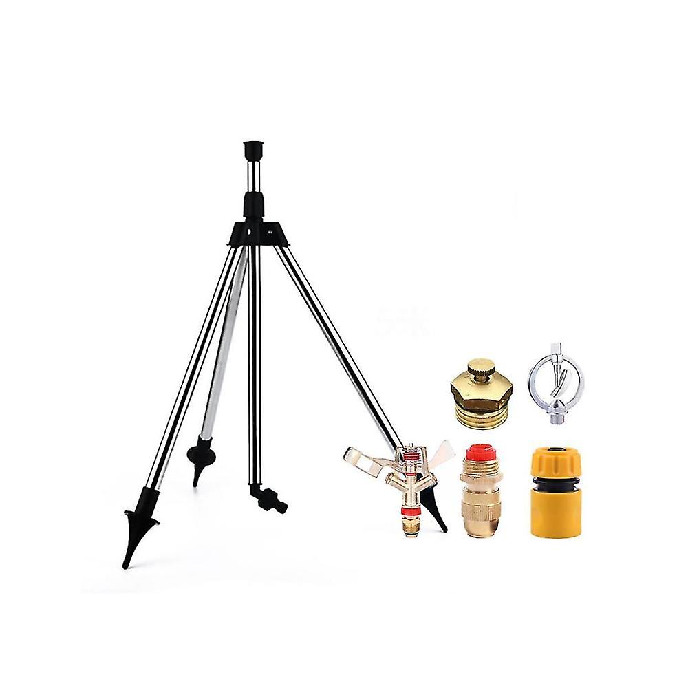 Rotating Tripod Sprinkler, 360degree Automatic Rotating Irrigation Watering Sprinklers, For Garden
