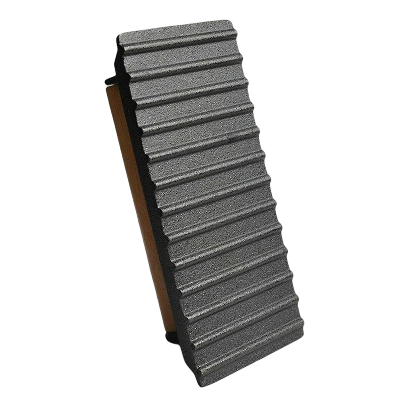 Pre-seasoned Cast Iron Griddle Grill Press Rectangular Meat Pressure Plate With Wood Handle For Bbq Burgers Bread Steaks