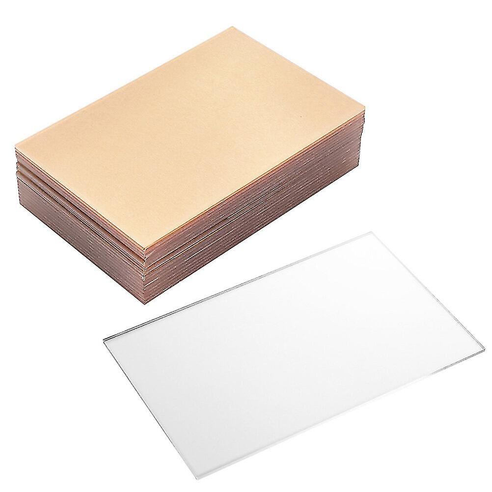 10 Pcs Transparent Acrylic Panels For Crafting Project Picture Frame Cutting