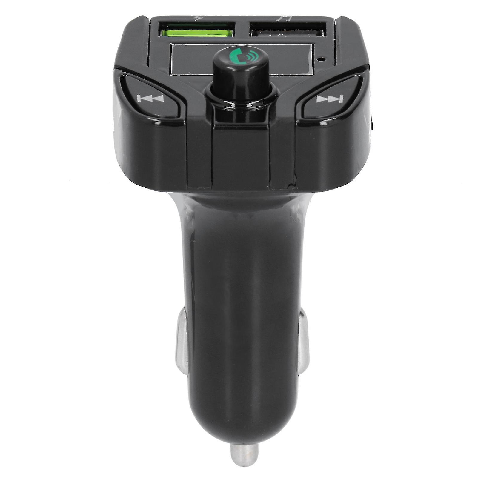 Handsfree Call Car Charger Portable Wireless Bluetooth FM Transmitter Radio Receiver for CarX2