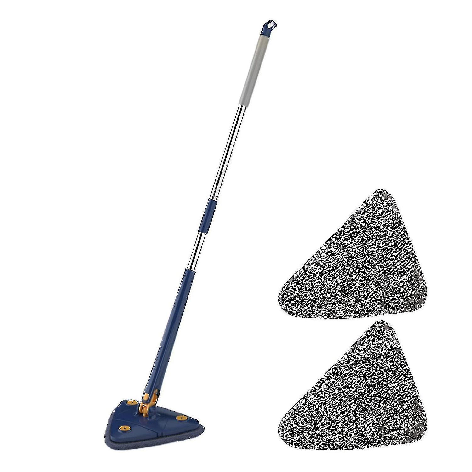 360 Rotatable Adjustable Cleaning Mop Wet & Dry Dual Use Triangle Free