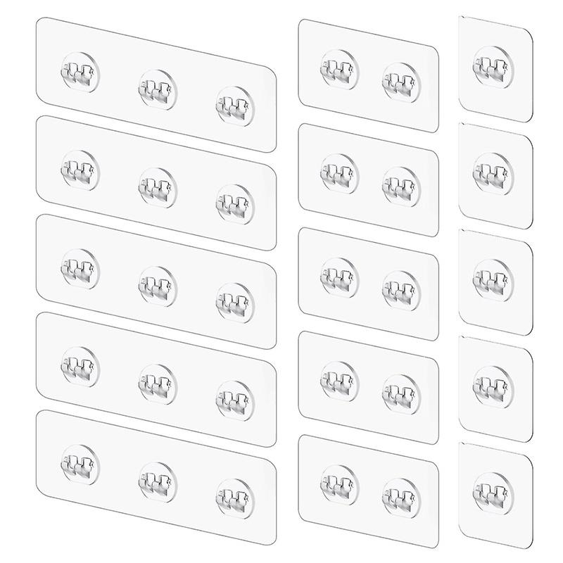 15Pcs Shower Caddy Replacement Shower Shelf Strong Traceless ing Hook Sticker Kitchen Rack Patch 