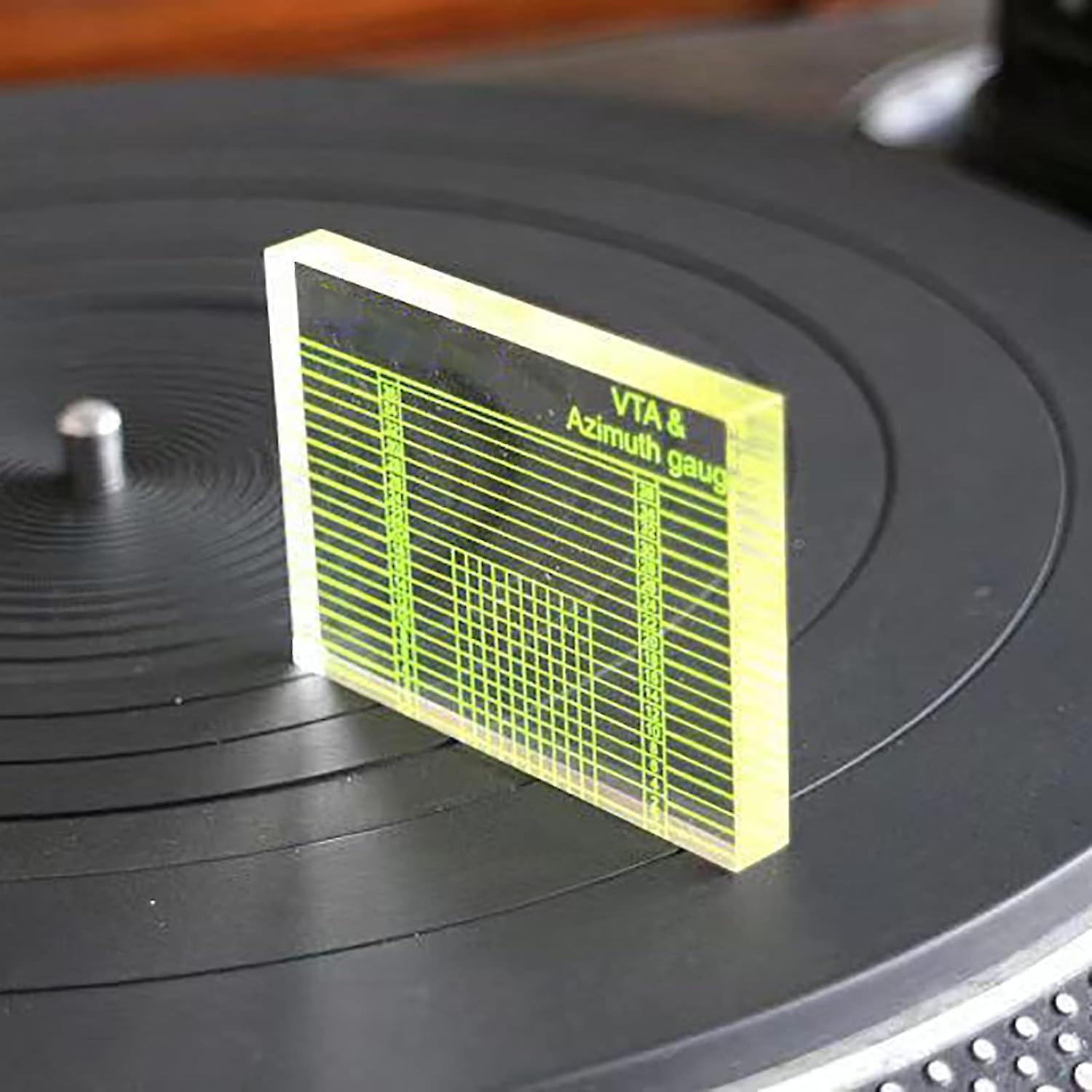 Tonearm Cartridge Alignment Record Player Turntable VTA Azimuth Ruler
