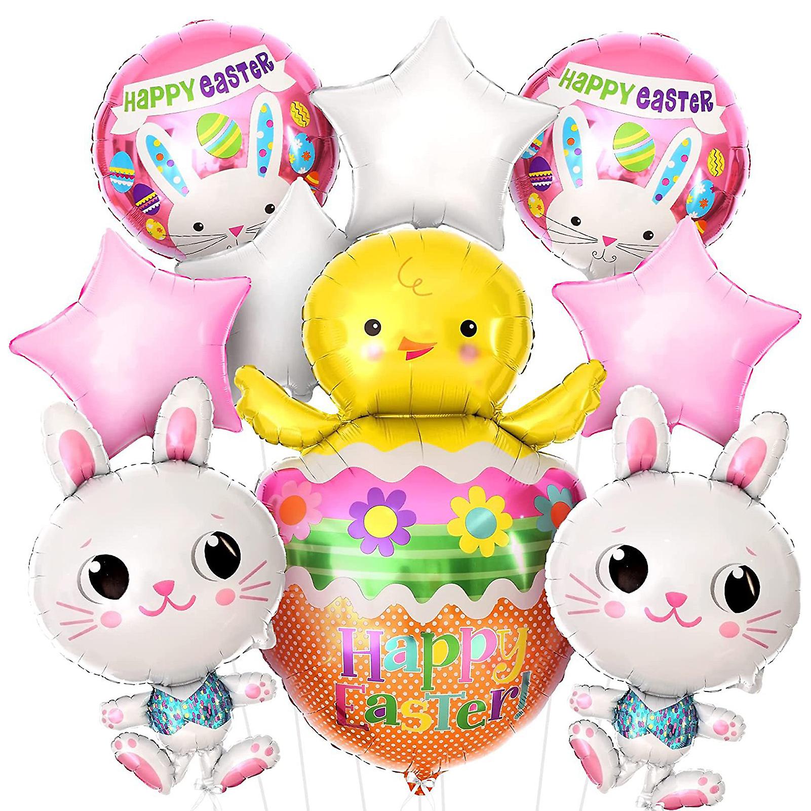 Easter Rabbits Foil Balloon Set Decor Explosion-proof Fashionable Balloon Decoration for Home