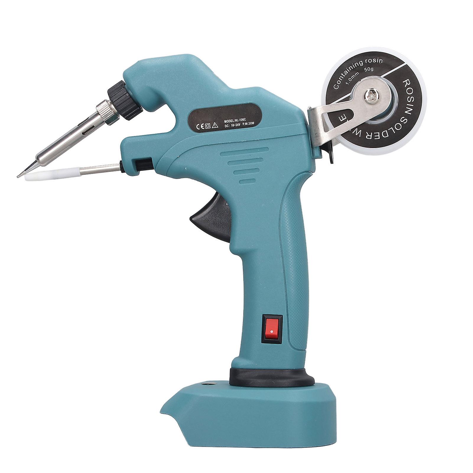Nimomo Cordless Rechargeable Soldering Iron Kit, 30W Cordless Soldering Gun Solder Iron Kit Portable Soldering Iron 30s Quick Heating Handheld