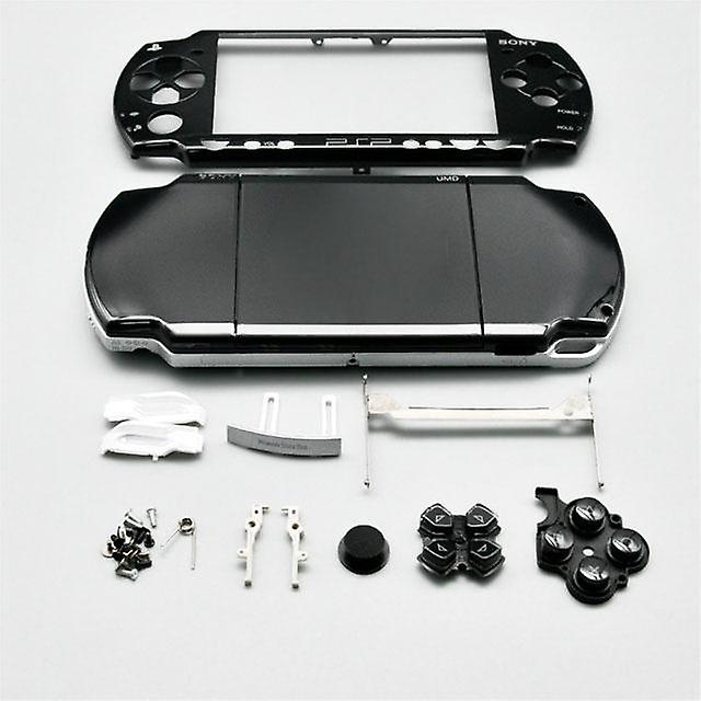 Set Full Housing Shell Case Cover with Buttons Clear For Sony PSP 2000 PSP2000