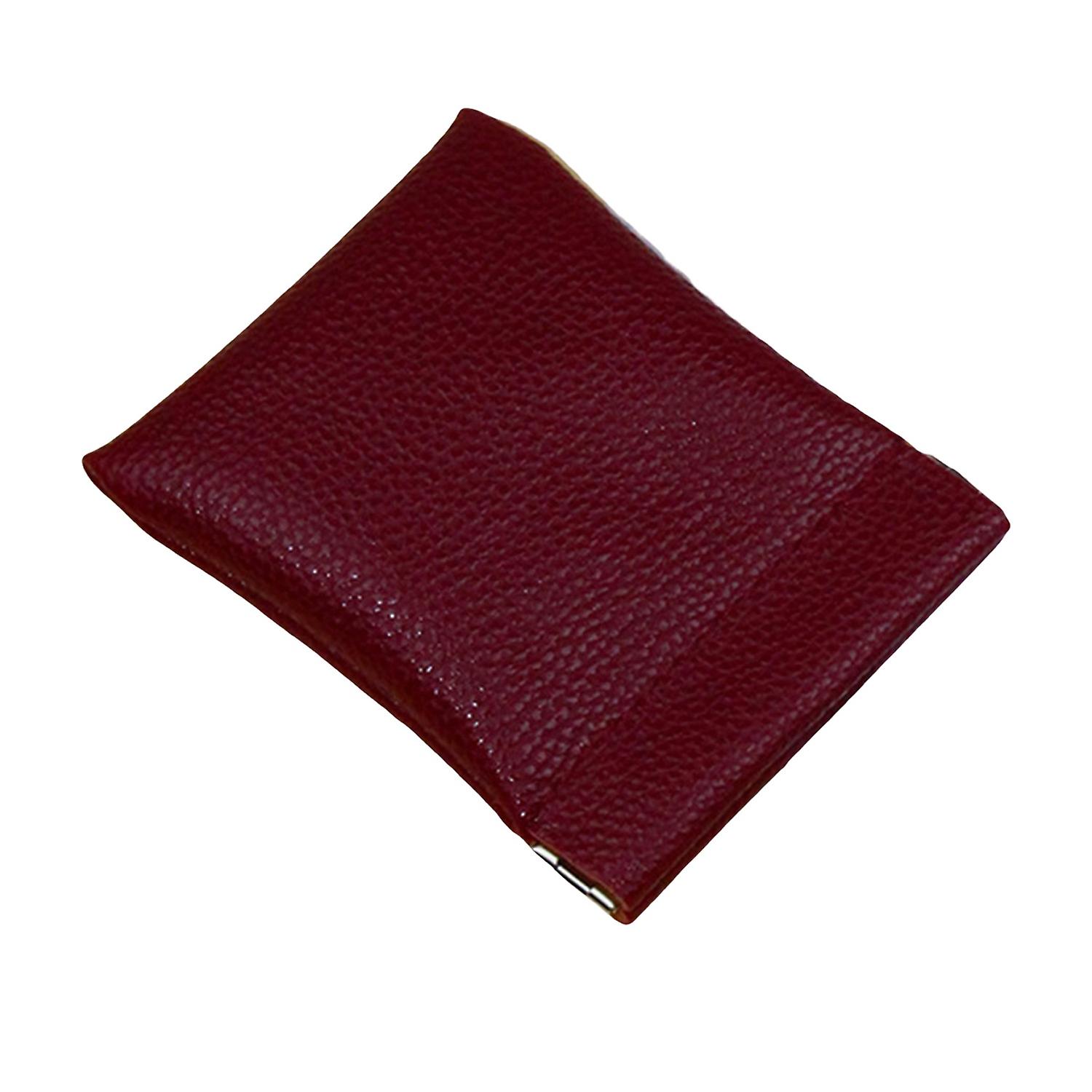 Cosmetic Bag Self-closing Compact Artificial Leather Easy Clean Versatile Lipsticks Holder Case for 