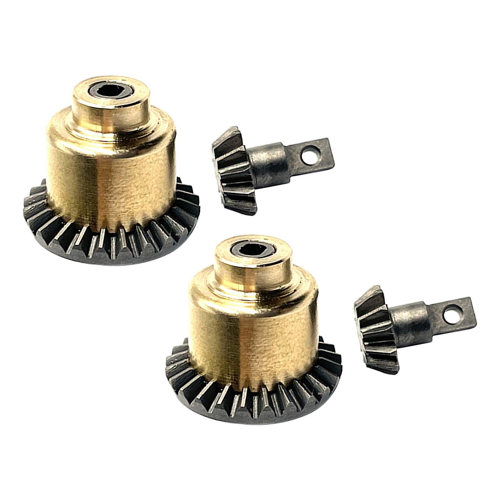 Metal Front and Rear Axle Differential with Axle Gears for Fcx24 Trucks Model 1Pc