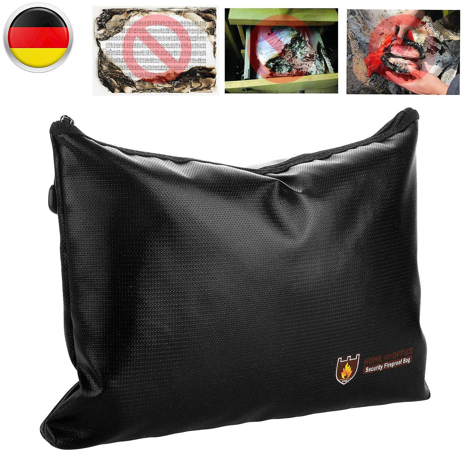 Fireproof Waterproof File Bag Envelope Bag Household Office Storage Bag Case
