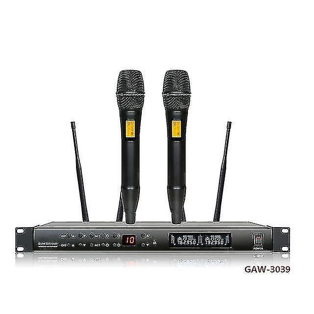 Gaw-280 Profesionální dvoukanálový Uhf ruční bezdrátový mikrofon Bezdrátový mikrofon s husím krkem a výukový mikrofon
