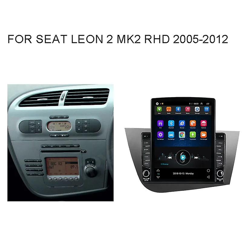 9.7" Android For Seat Leon 2 MK2 RHD 2005 2005 2006 2007 2008-2012 Tesla Type Radio Multimedia Video
