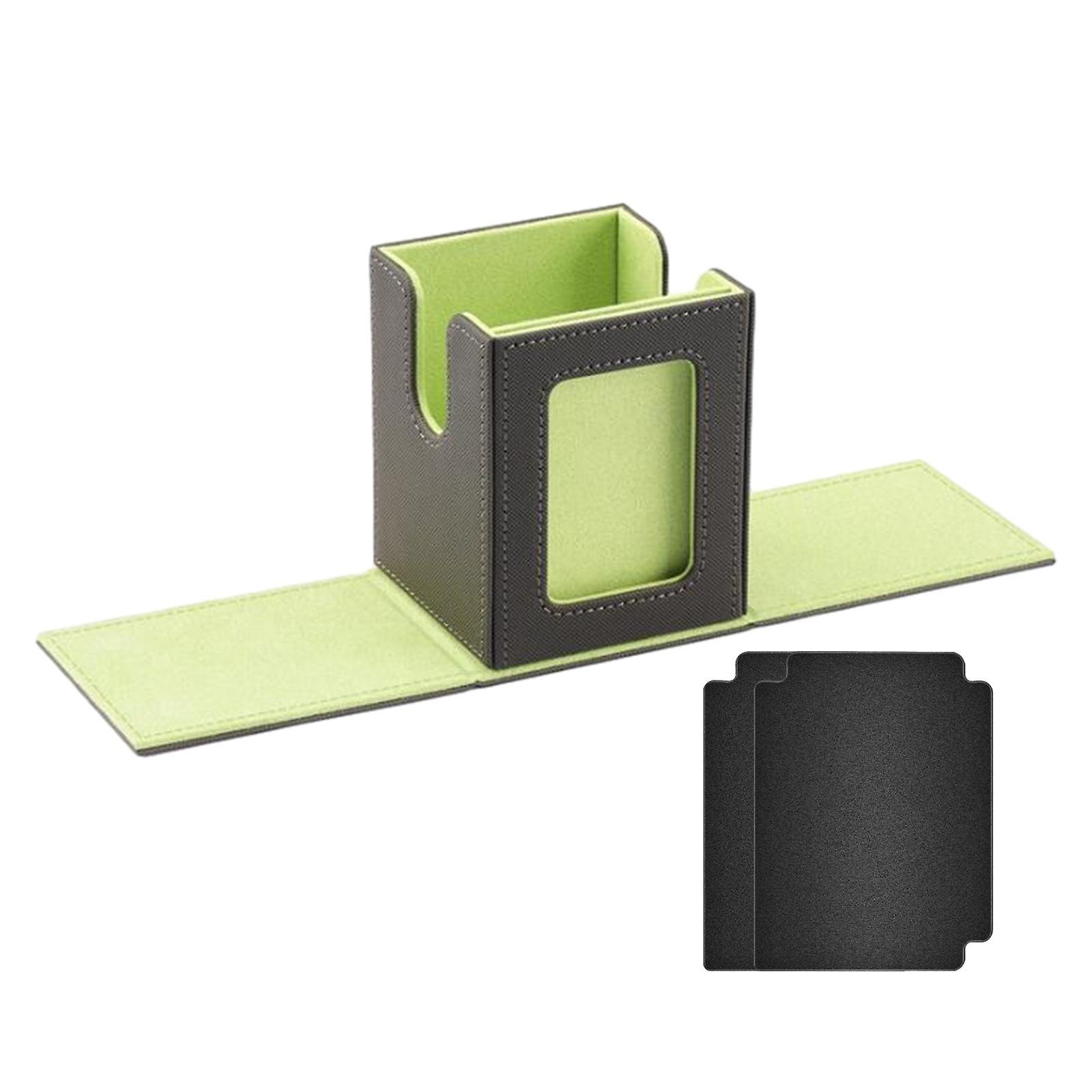 Trading Card Deck Box pre baseballovú kartovú hru Organizátor kariet pojme 100+ kariet zelených