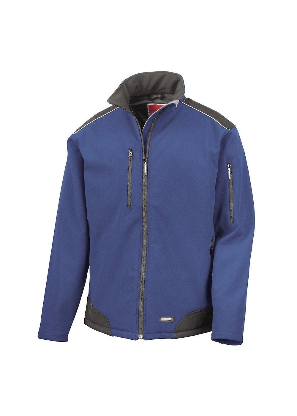 Men's Result Work-Guard Ripstop Softshell Workwear Jacket R124A
