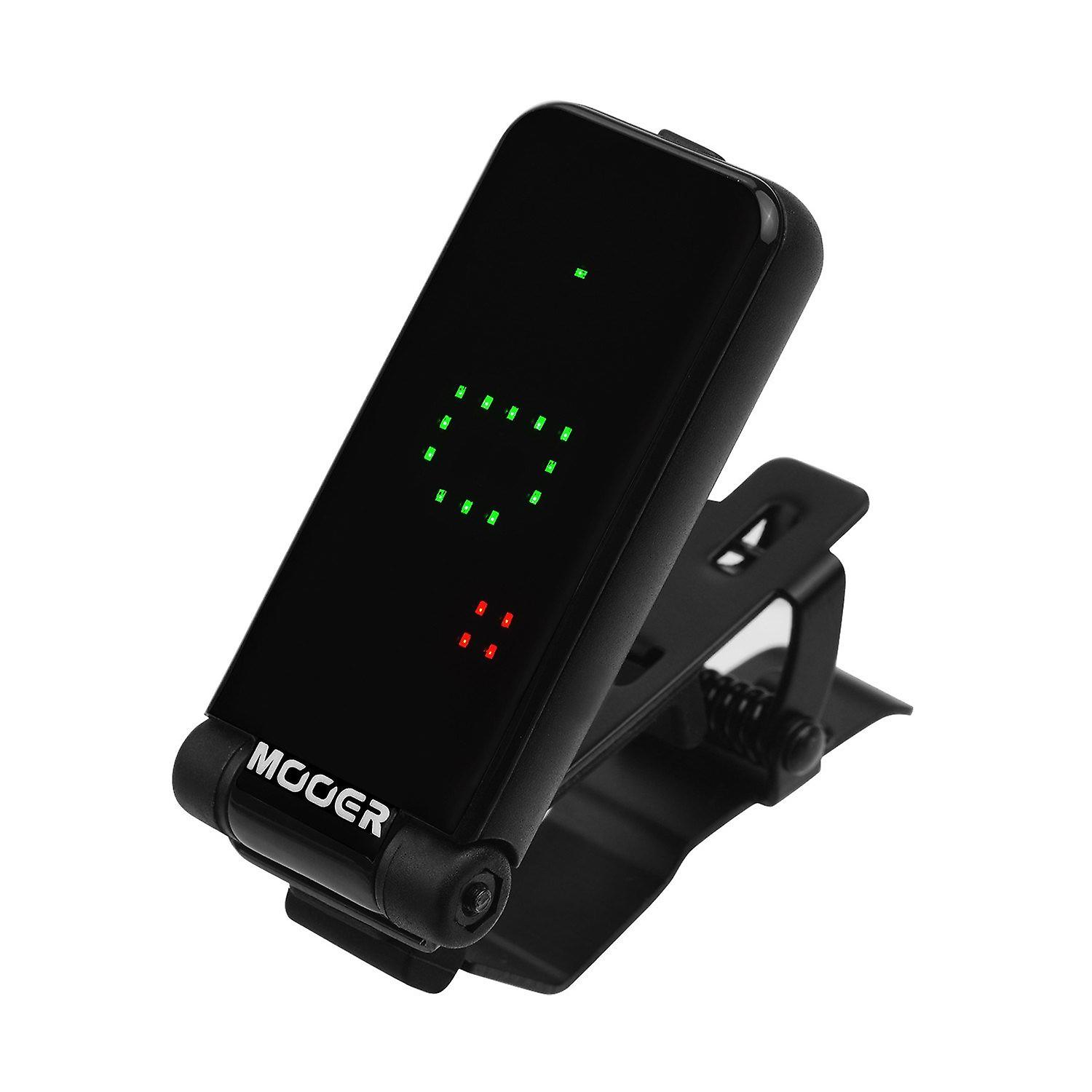 Guitar Bass Clip-on Tuner Gravity Sensitive Full-screen Display 180° Rotatable Metal Clip