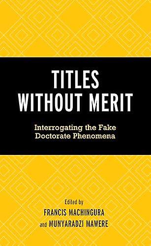 Titles Without Merit Hardback Book