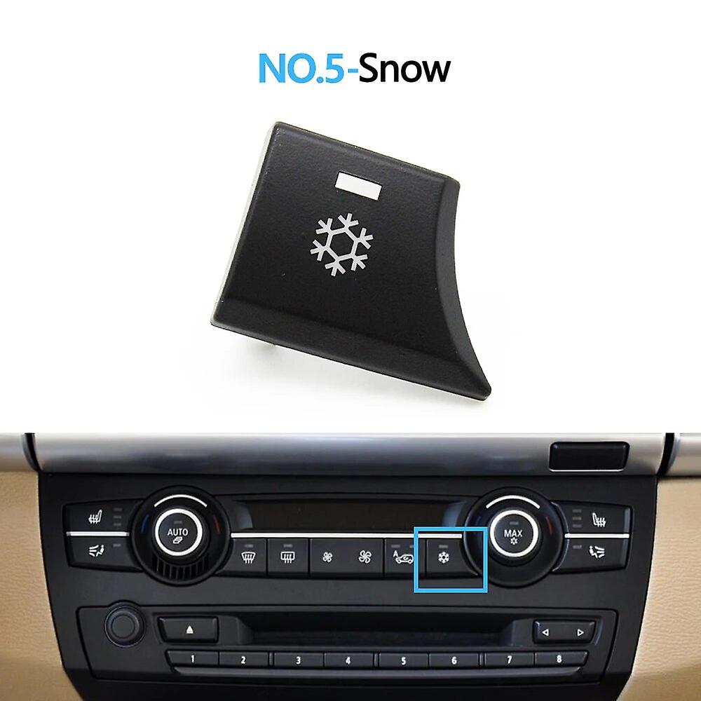 Car Heater Climate Control Fan Volume Air Conditioning Button Circulation Button For Bmw X5 X6 E70 E71 E72 2007-2014 64119310445