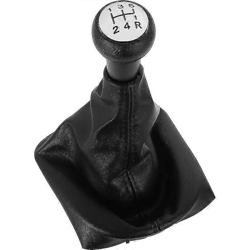 Pomello del cambio a 5 velocità compatibile per 207 307 CC 308 (nero)
