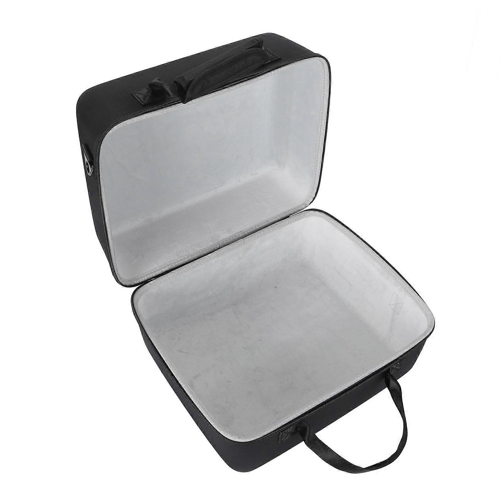 Bluetooth Speaker Carrying Case Waterproof Hard Portable Speaker Storage Bag for S1 PRO Plus Microphone Power Cable Black