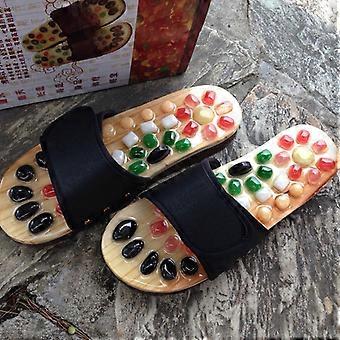 Fingermassage tofflor Fotmassage tofflor Foot fasciit sandaler Massager flip-flops Herr och kvinnor