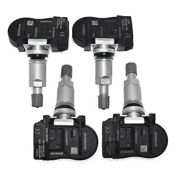 4Pcs Tire Pressure Monitoring Sensor 433Mhz for BMW Alpina Mini 36106856209 39286