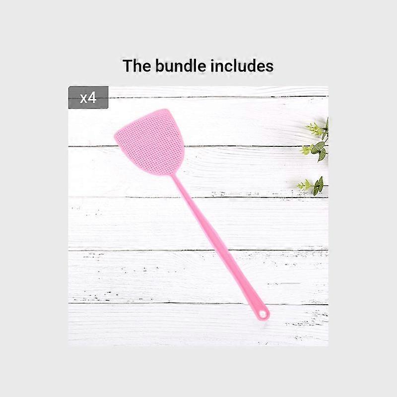 Mosquito Fly Swatter Home Kitchen Pest Control Manual Plastic Durable Long Handle Mosquito Catcher Fly Killer Tool