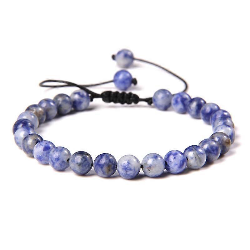 Bracelet-Blue AB Stripe - Sophisticated Look