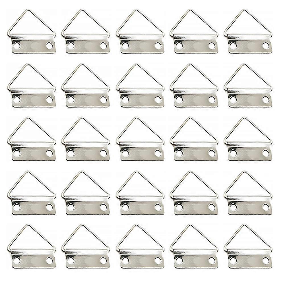 100pcs Triangle Hanging Hooks Picture Photo Oil Painting Mirror Frame Hooks