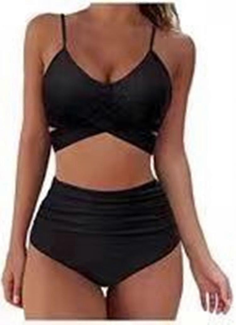 Two-piece Two-piece Swimsuit With A Cross