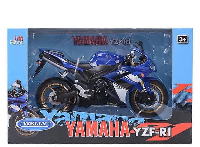 1:10 YAMAHA YZF-R1 合金レーシング オートバイ モデル ダイキャスト メタル ストリート クロスカントリー オートバイ モデル コレクション キッズ ギフト