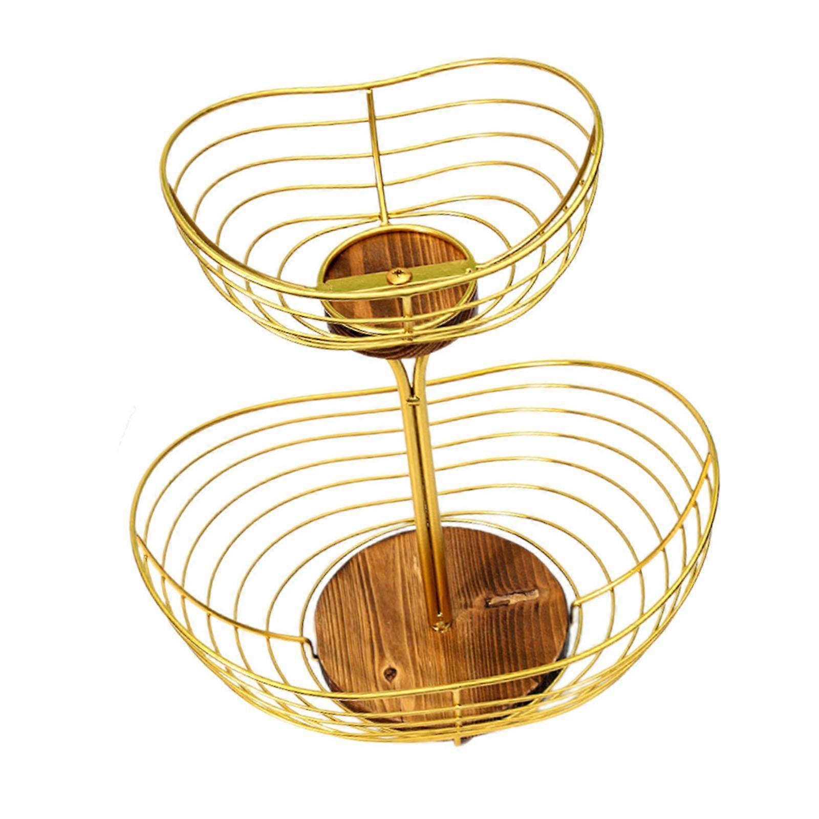 Fruit Basket Coffee Capsule Cage Fruit Bowl for Bread Kitchen Counter Snack