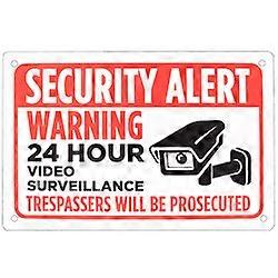 Säkerhetsvarnings skylt 18 "x 12"