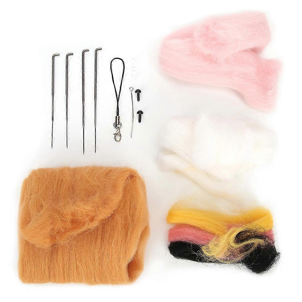 Nadel Filzen Starter Kit Tier Puppe Form Handwerk DIY Handwerk Geschenk Material TascheSchwein Shiba Inu