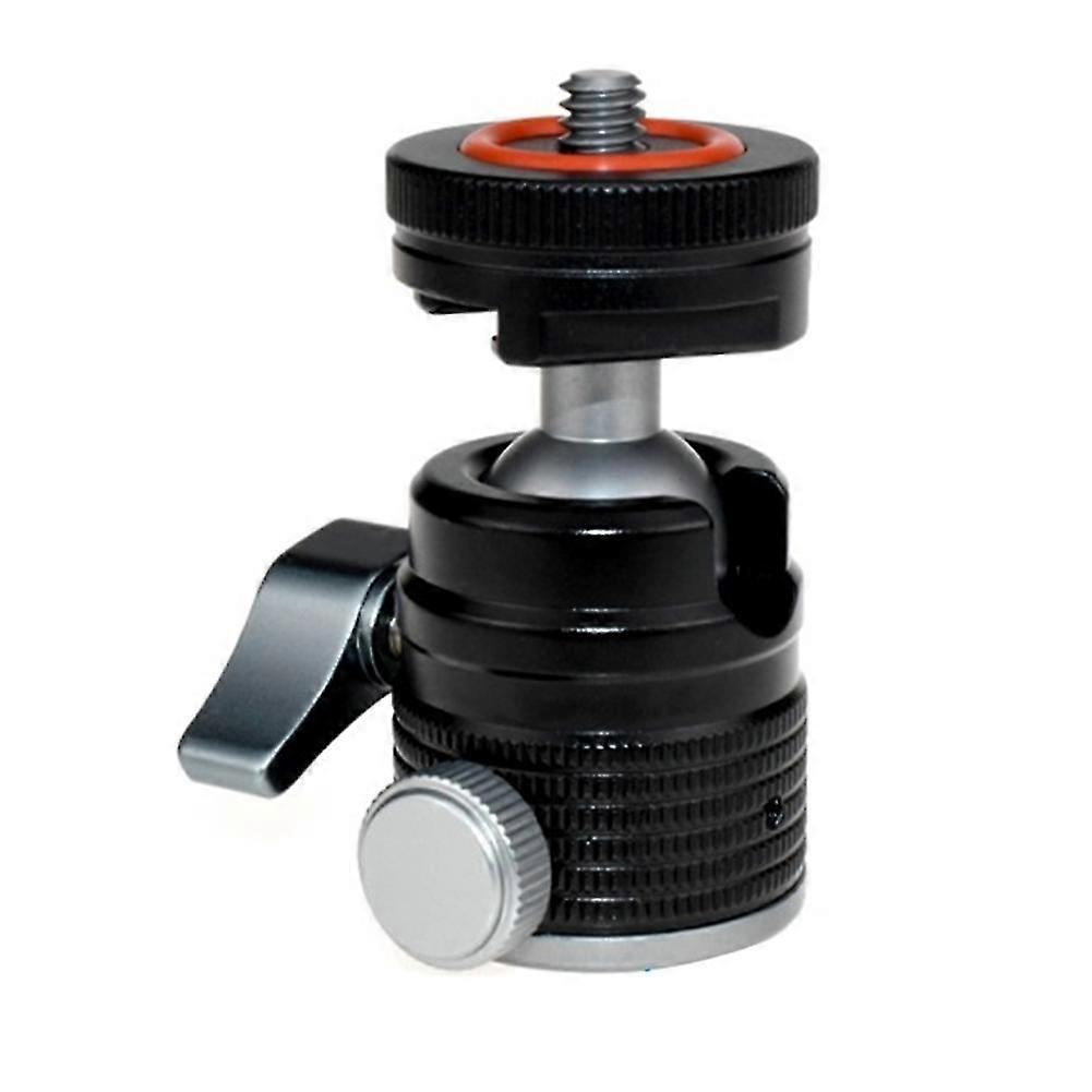 Mini Ball Head Tripod Head With Universal 1/4 Inch Screw Mounts For Dslr Cameras Flash Tripod Monop