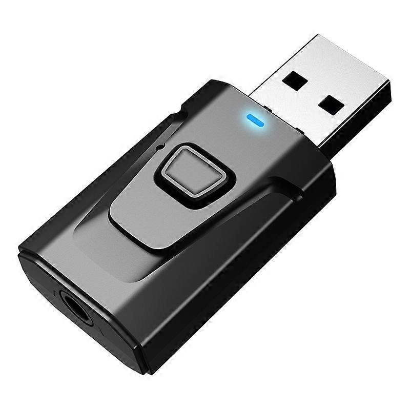 4 in 1 USB Bluetooth Transmitter Receiver with Mic Handsfree Calling 3.5mm Aux RCA Stereo Wireless