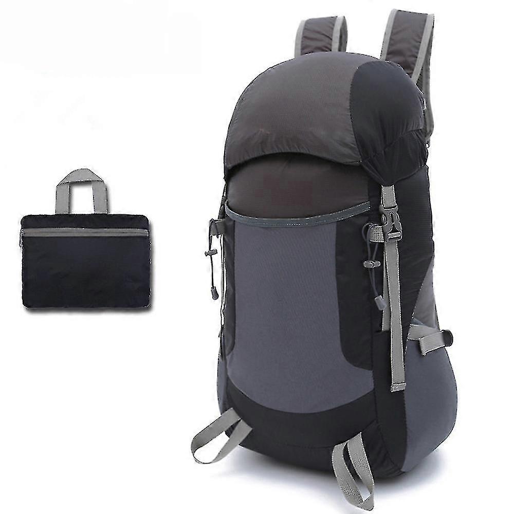 防水登山バッグ男性と女性新しい屋外バッグナイロン布防水ストレージ折りたたみ式旅行バックパック