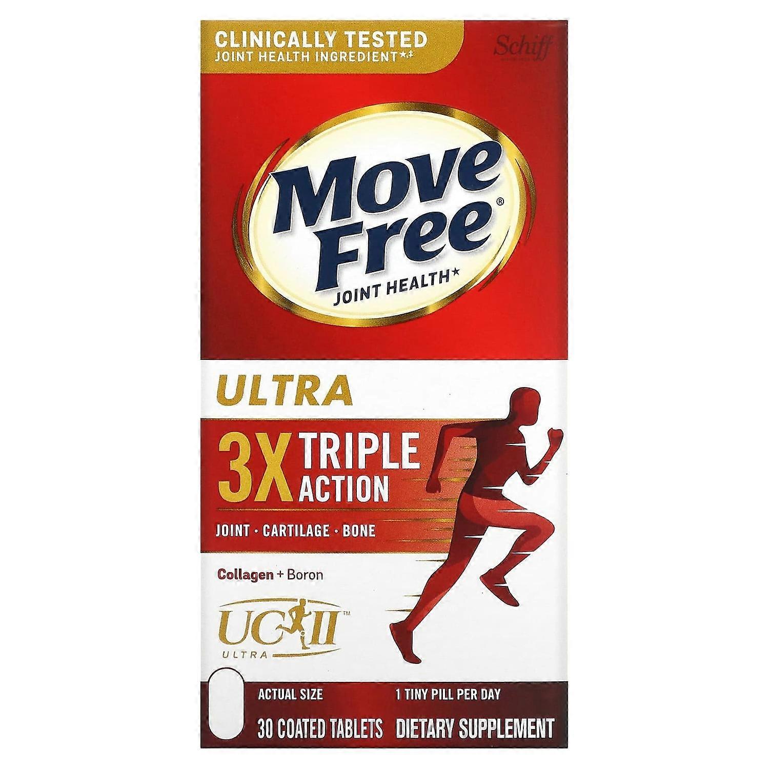 Schiff, Move Free Joint Health, Ultra, Triple Action, 30 Coated Tablets
