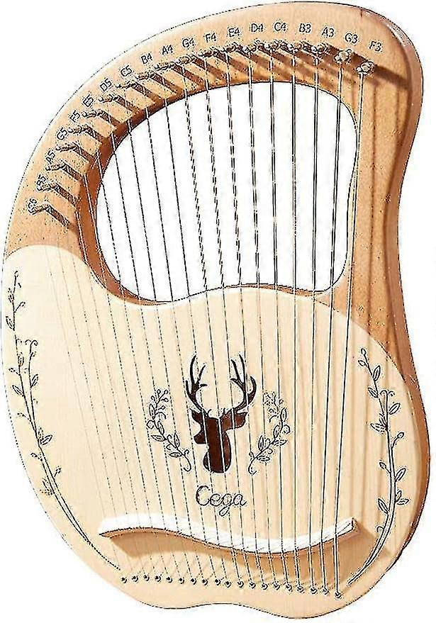 19 String Lyall Harp Mahogany String Instrument Finger Piano For Beginners And Music Enthusiasts