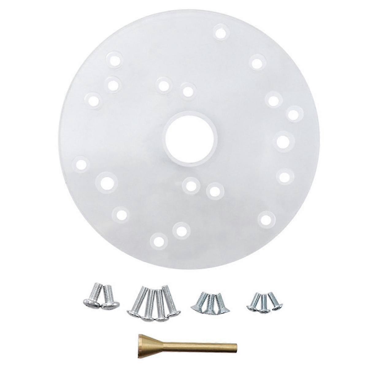 Router Base Plate Kit For Trim Routers Compact Router Plate With Screws Universal Router Base Plate