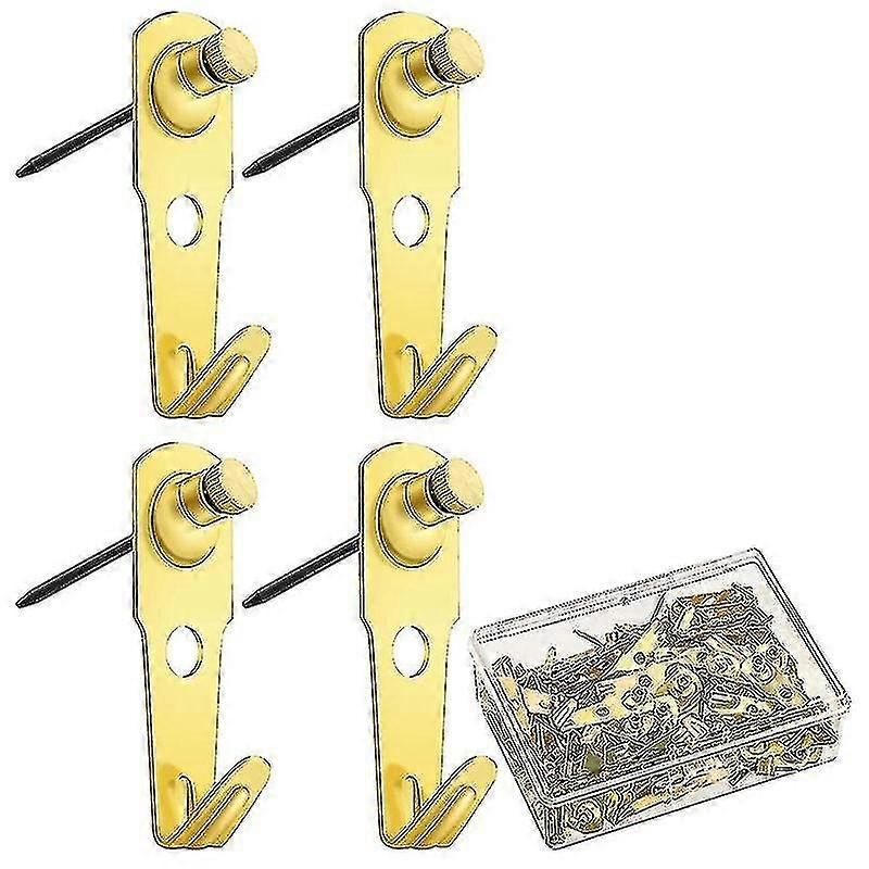60 Pcs 30 Lb Photo Frame Hanger Hooks Picture Nails Compatible With Hanging Clock