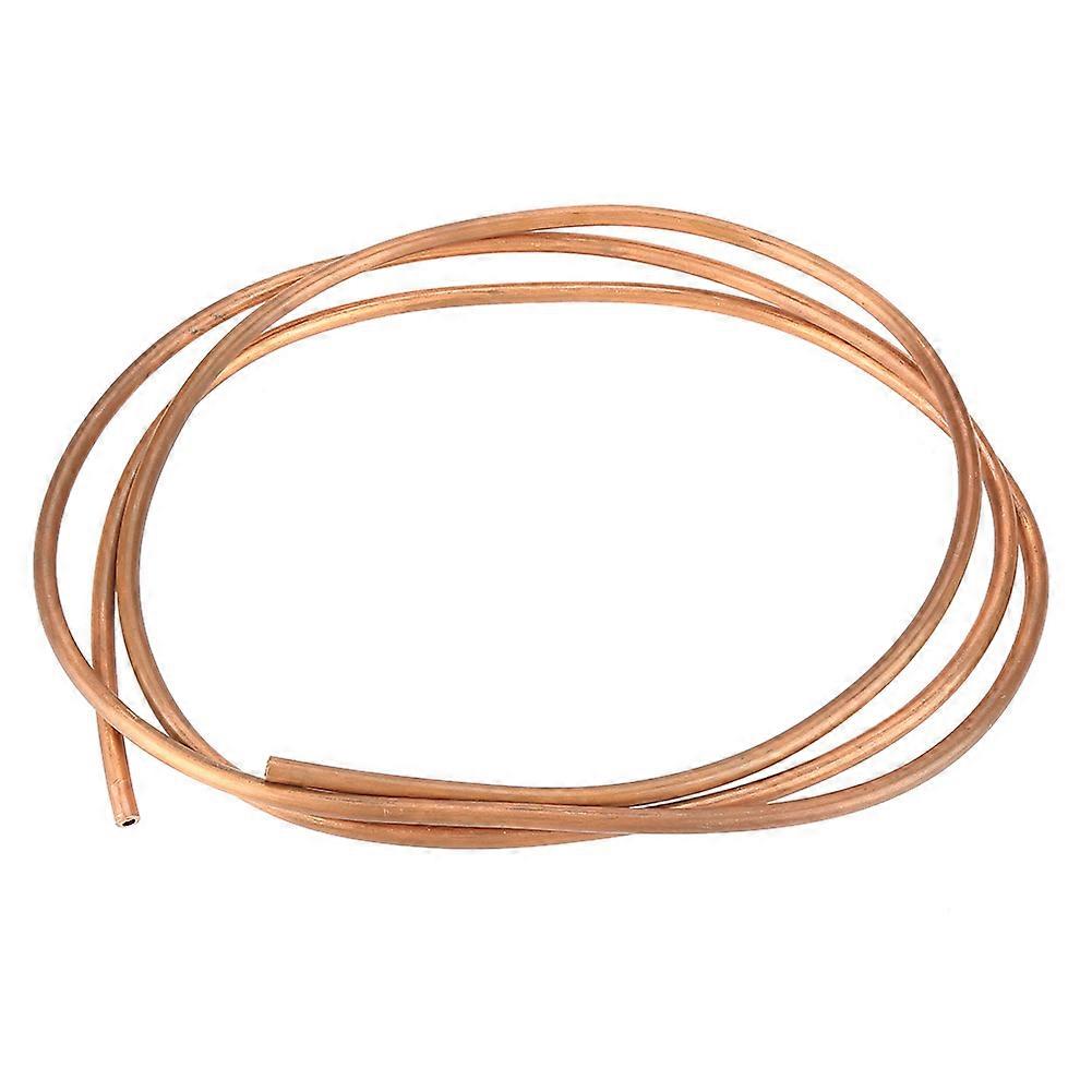 2m T2 צינור סליל נחושת רך מזהה 4mm OD 6mm עובי 1 מ"מ לקירור