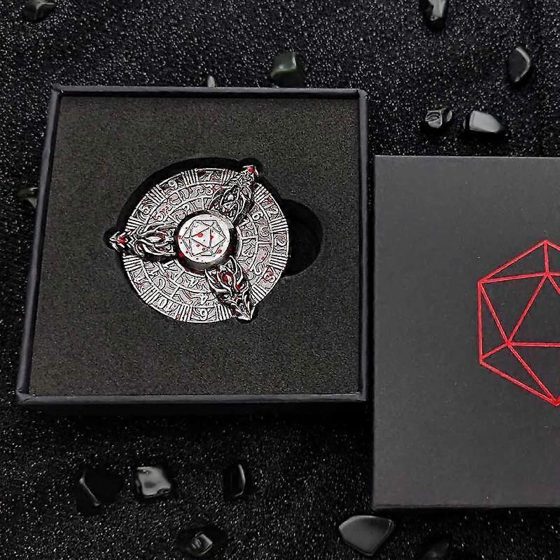 Roulette Dice D&d Metal Dice Fingertip Gyro Dice For Dungeons And Dragon Compass Dice Dnd Spinner Dice Rpg Machine Dnd Dice