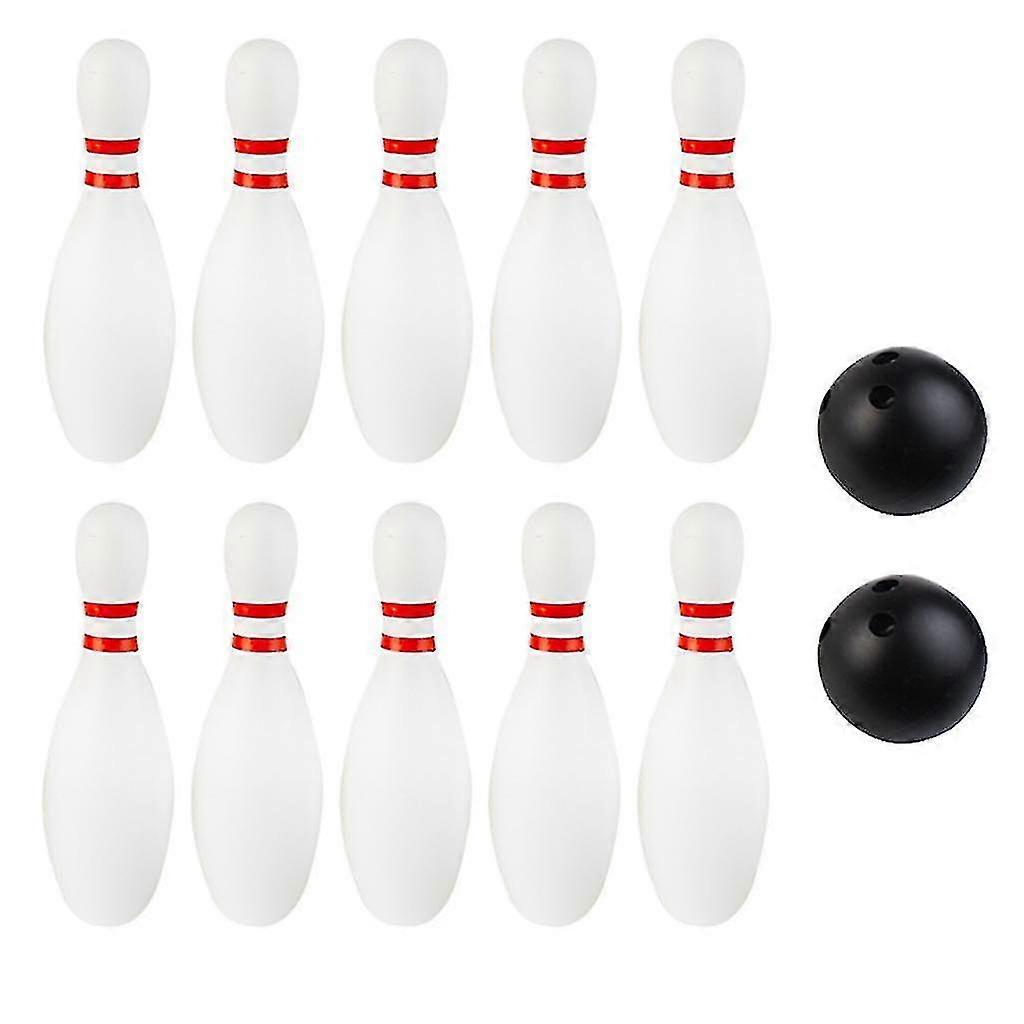 12pcs Bowling Kids Skittles Set Skittles Game Bowling Ball Boule Game(22cm)