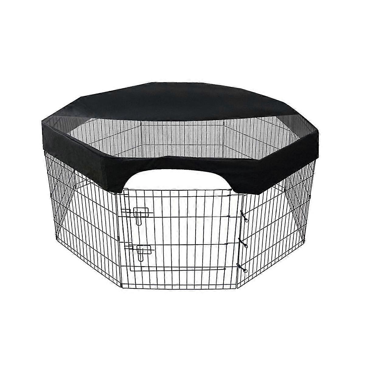 مثمن الحيوانات الأليفة روضة غطاء شبكة النسيج واقية من الشمس غطاء أسود يغطي جرو السياج قفص يغطي 24 المؤتمر الوطني العراقي