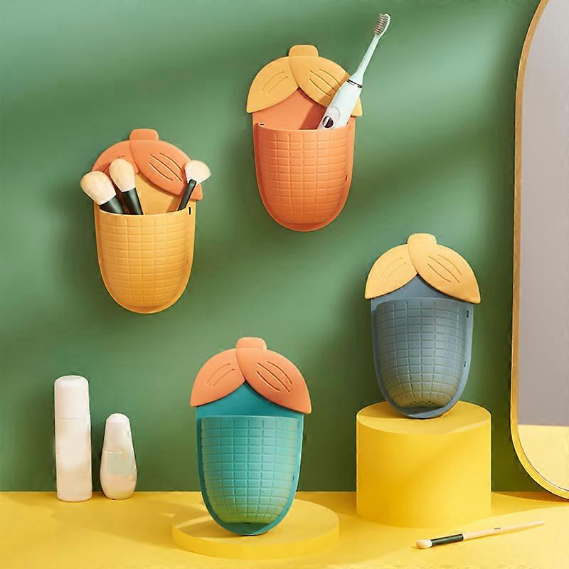 Wall Mounted Storage Box Remote Control Storage Organizer Case for Air Conditioner TV Mobile Phone