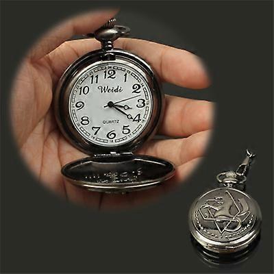 Classical Round Style Quartz Movement Pocket Watch with Hook